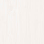 Bed Frame without Mattress White Small Double Solid Wood Pine - Bargainia.com - 