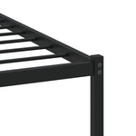 Bed Frame without Mattress with Headboard Brown Oak 90x200 cm - Bargainia.com - 