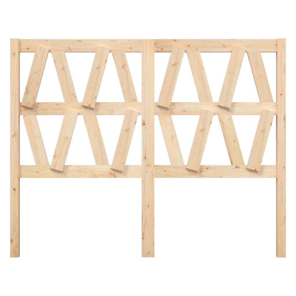 Bed Headboard 141x4x100 cm Solid Wood Pine - Bargainia.com - 