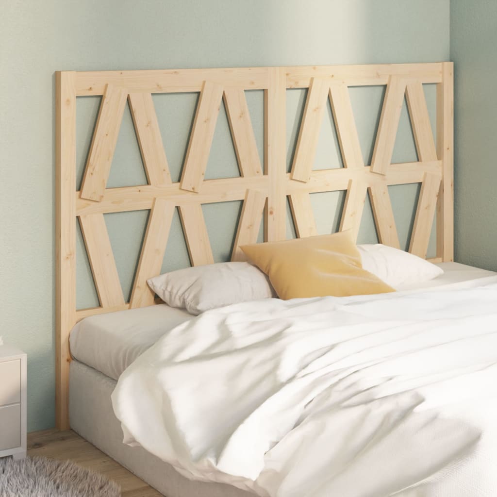 Bed Headboard 141x4x100 cm Solid Wood Pine - Bargainia.com - 