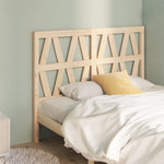Bed Headboard 141x4x100 cm Solid Wood Pine - Bargainia.com - 