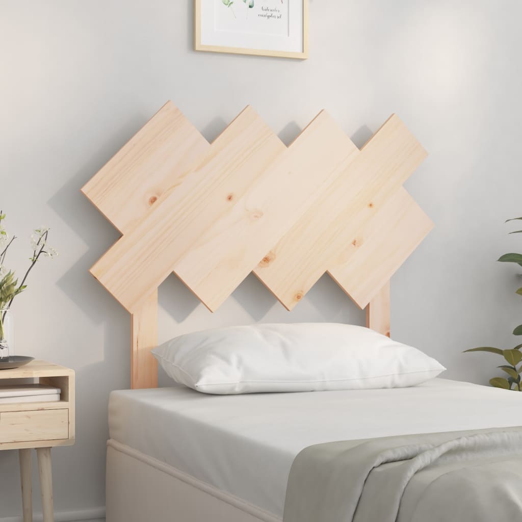 Bed Headboard 92x3x81 cm Solid Wood Pine - Bargainia.com - 