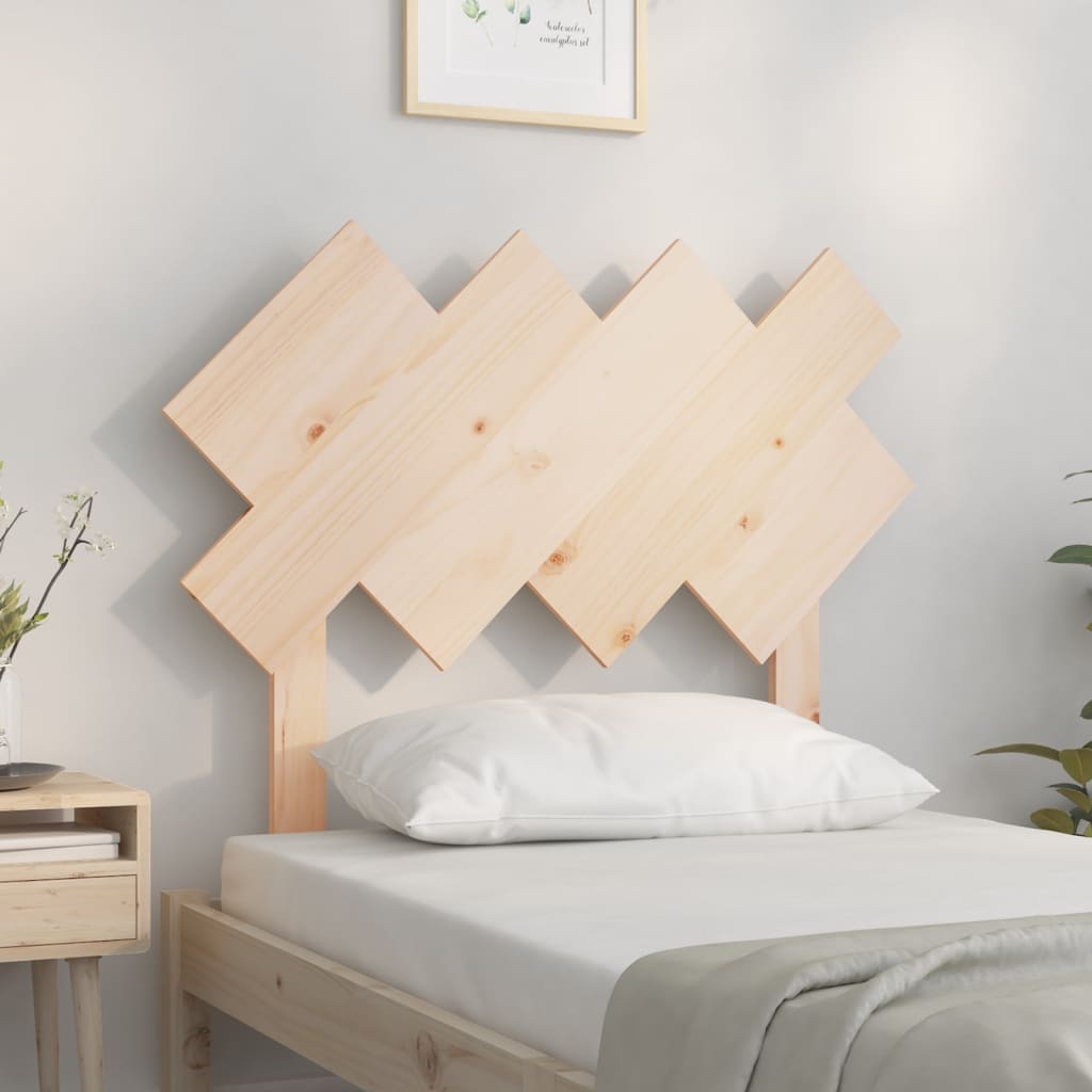 Bed Headboard 92x3x81 cm Solid Wood Pine - Bargainia.com - 