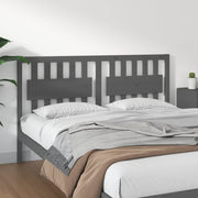 Bed Headboard Grey 155.5x4x100 cm Solid Wood Pine - Bargainia.com - 8720287004585 - 818577