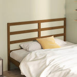 Bed Headboard Honey Brown 156x4x100 cm Solid Wood Pine - Bargainia.com - 