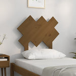 Bed Headboard Honey Brown 72.5x3x81 cm Solid Wood Pine - Bargainia.com - 