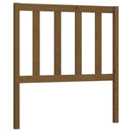 Bed Headboard Honey Brown 81x4x100 cm Solid Wood Pine - Bargainia.com - 