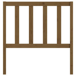 Bed Headboard Honey Brown 81x4x100 cm Solid Wood Pine - Bargainia.com - 