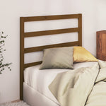 Bed Headboard Honey Brown 96x4x100 cm Solid Wood Pine - Bargainia.com - 
