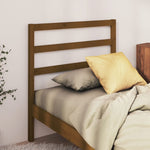Bed Headboard Honey Brown 96x4x100 cm Solid Wood Pine - Bargainia.com - 