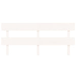 Bed Headboard White 184x3x81 cm Solid Wood Pine - Bargainia.com - 