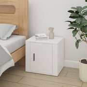 Bedside Cabinet High Gloss White 50x39x47 cm - Bargainia.com - 