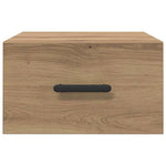 Bedside Cabinet Wall - mounted 2 pcs Artisan oak 35 x 35 x 20 cm - Bargainia.com - 
