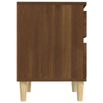 Bedside Cabinets 2 pcs Brown Oak 40x35x50 cm - Bargainia.com - 