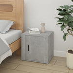 Bedside Cabinets 2 pcs Concrete Grey 50x39x47 cm - Bargainia.com - 