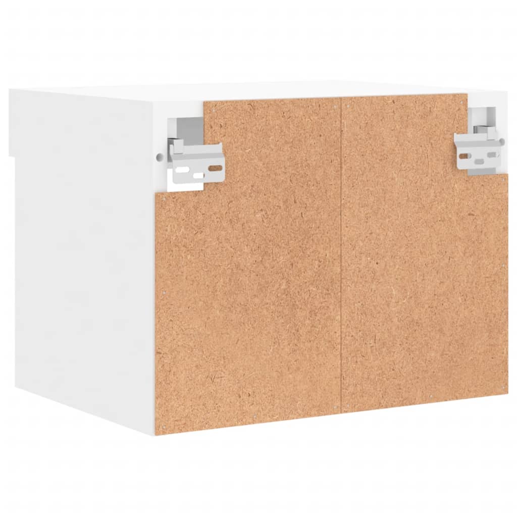 Bedside Cabinets with LED Lights Wall - mounted 2 pcs White - Bargainia.com - 8721012256989 - 837114