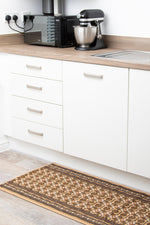 Beige Bokhara Hard Wearing Runner Mat - Texas - Bargainia.com - 