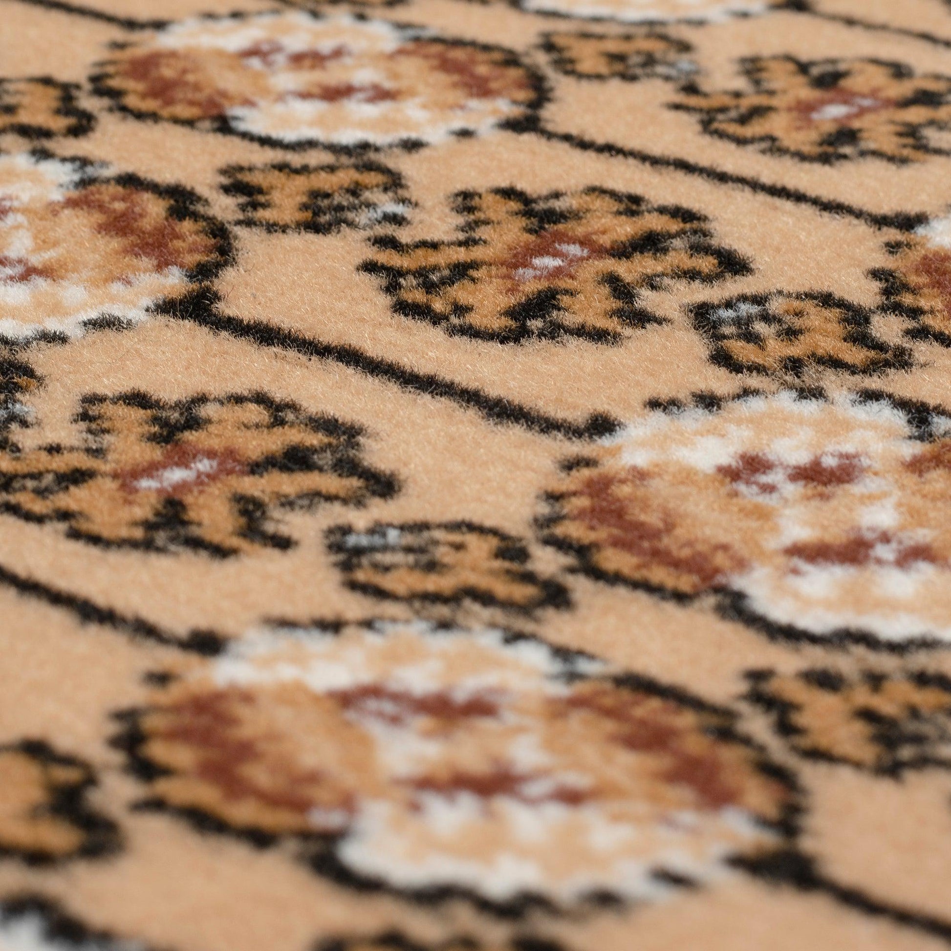 Beige Bokhara Hard Wearing Runner Mat - Texas Stair Runner Rug Masters