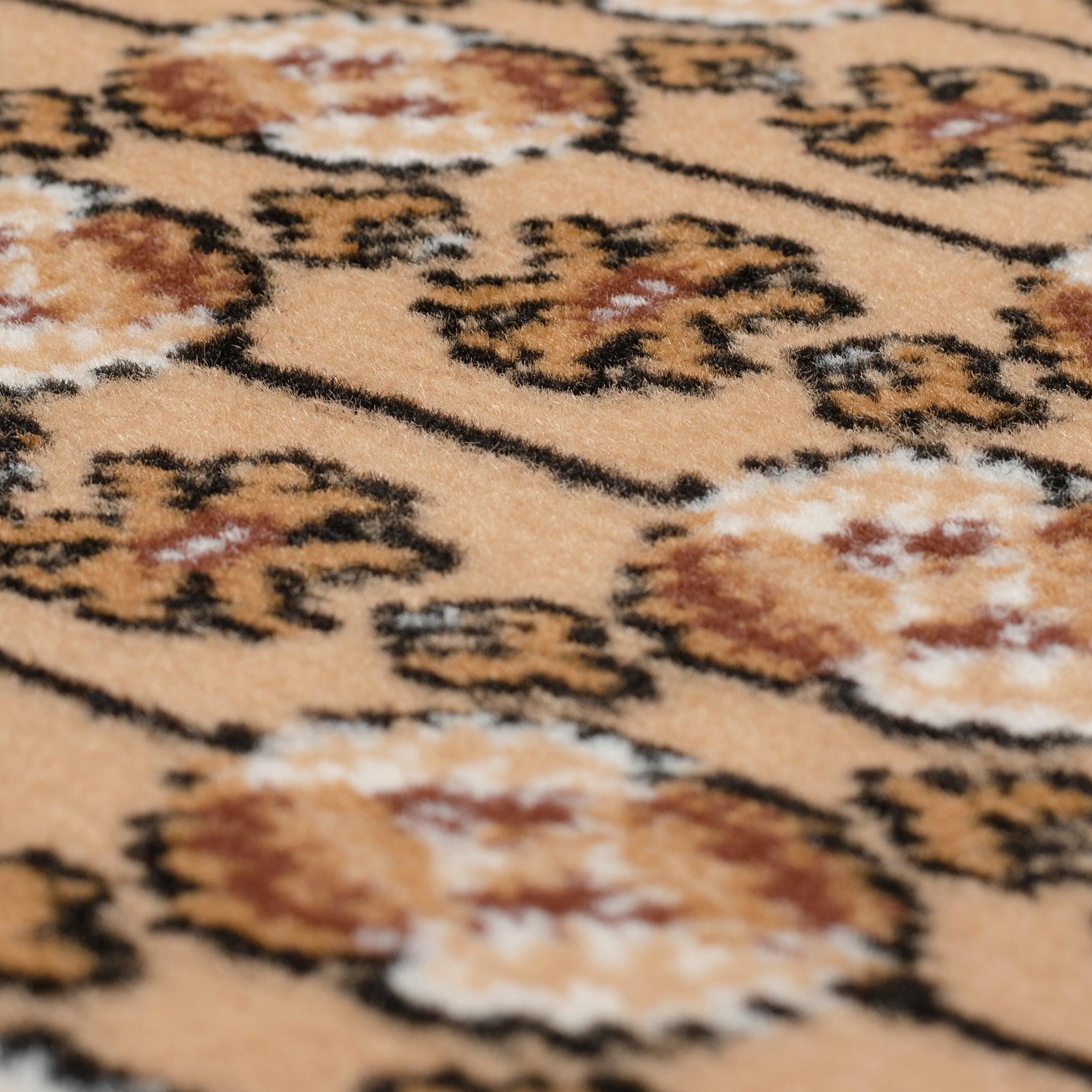 Beige Bokhara Hard Wearing Runner Mat - Texas Stair Runner Rug Masters