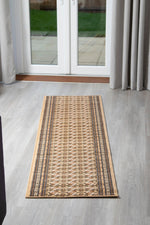Beige Bokhara Hard Wearing Runner Mat - Texas - Bargainia.com - 