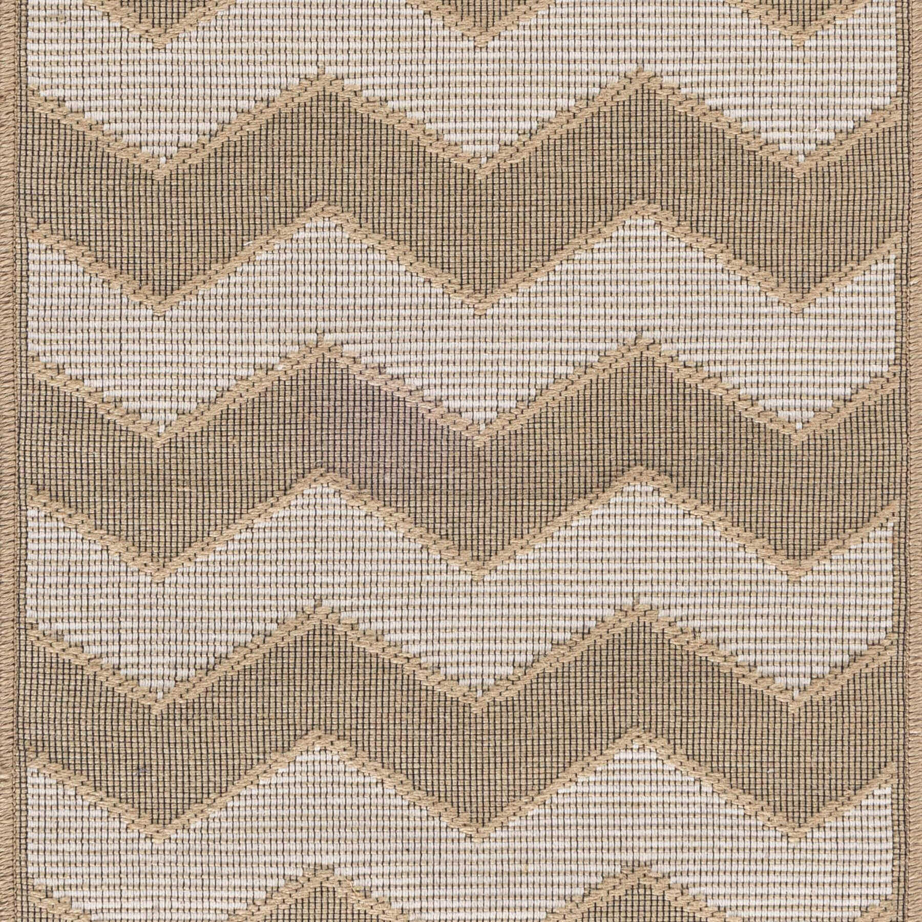 Beige Jute Looking Washable Rugs - Bargainia.com - 5060827256696 - JUT004002