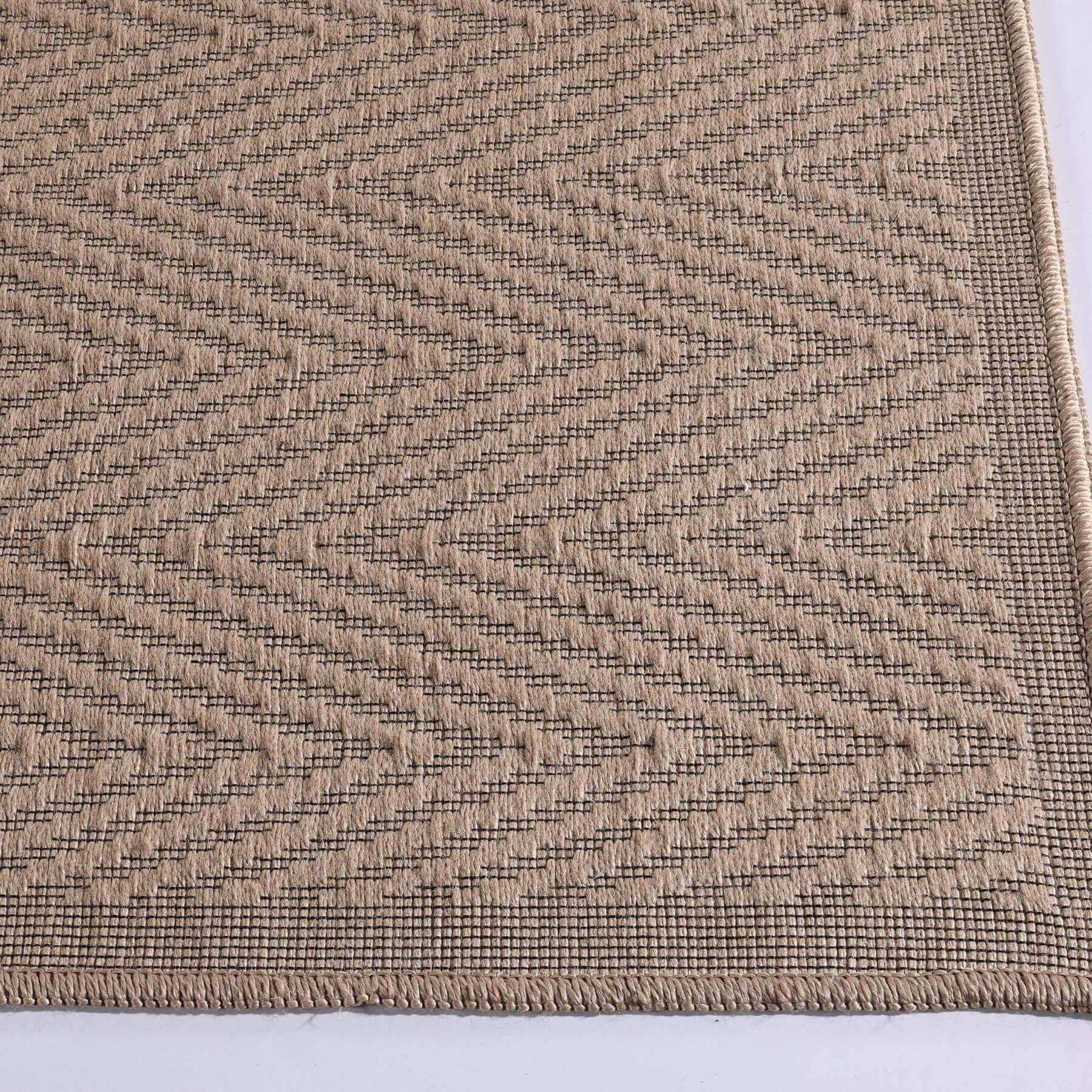 Beige Jute Looking Washable Rugs - Bargainia.com - 5060827256733 - JUT004006