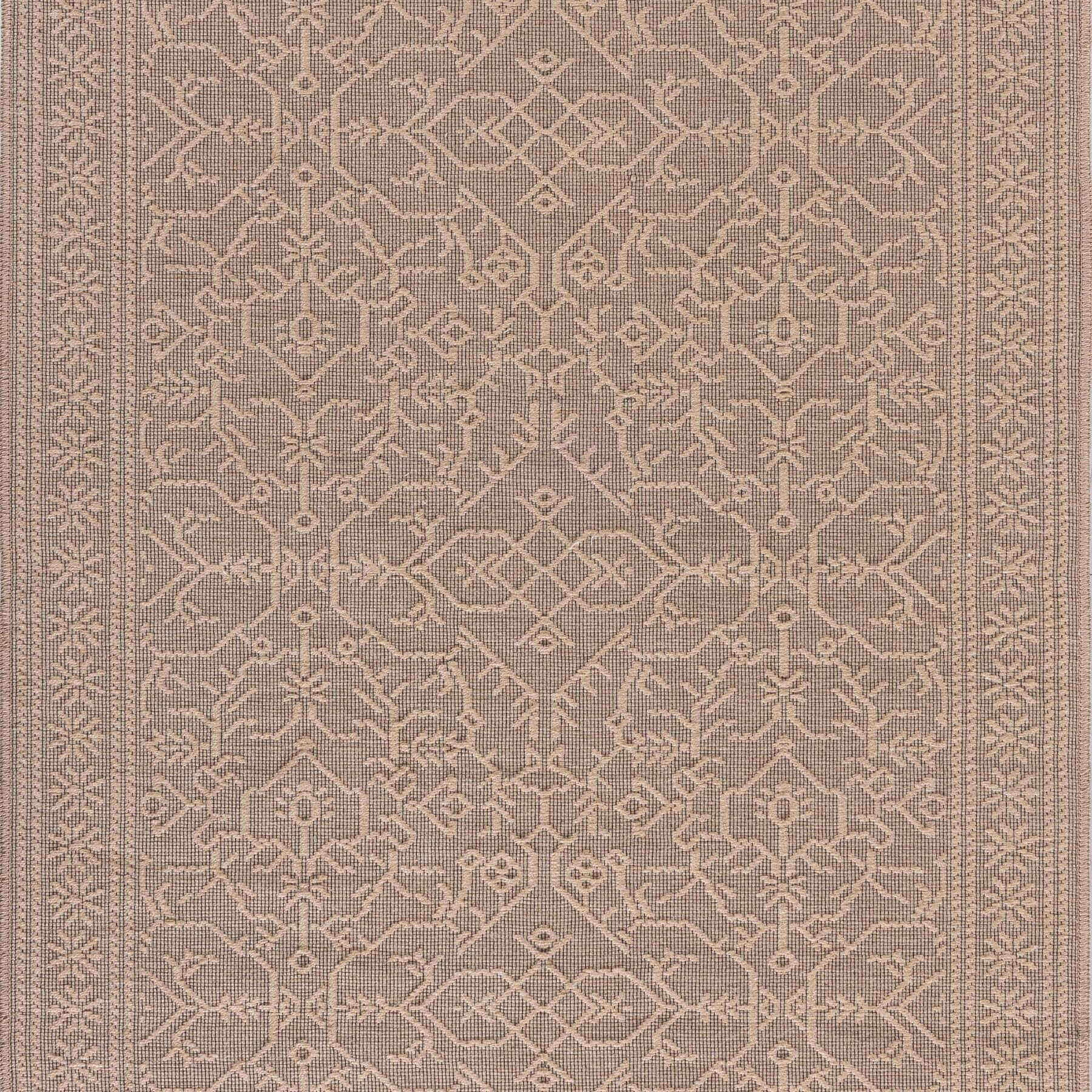 Beige Jute Looking Washable Rugs - Bargainia.com - 5060827256740 - JUT003001