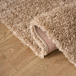 Beige Thick Shaggy Rug - California - Bargainia.com - 5056150216049