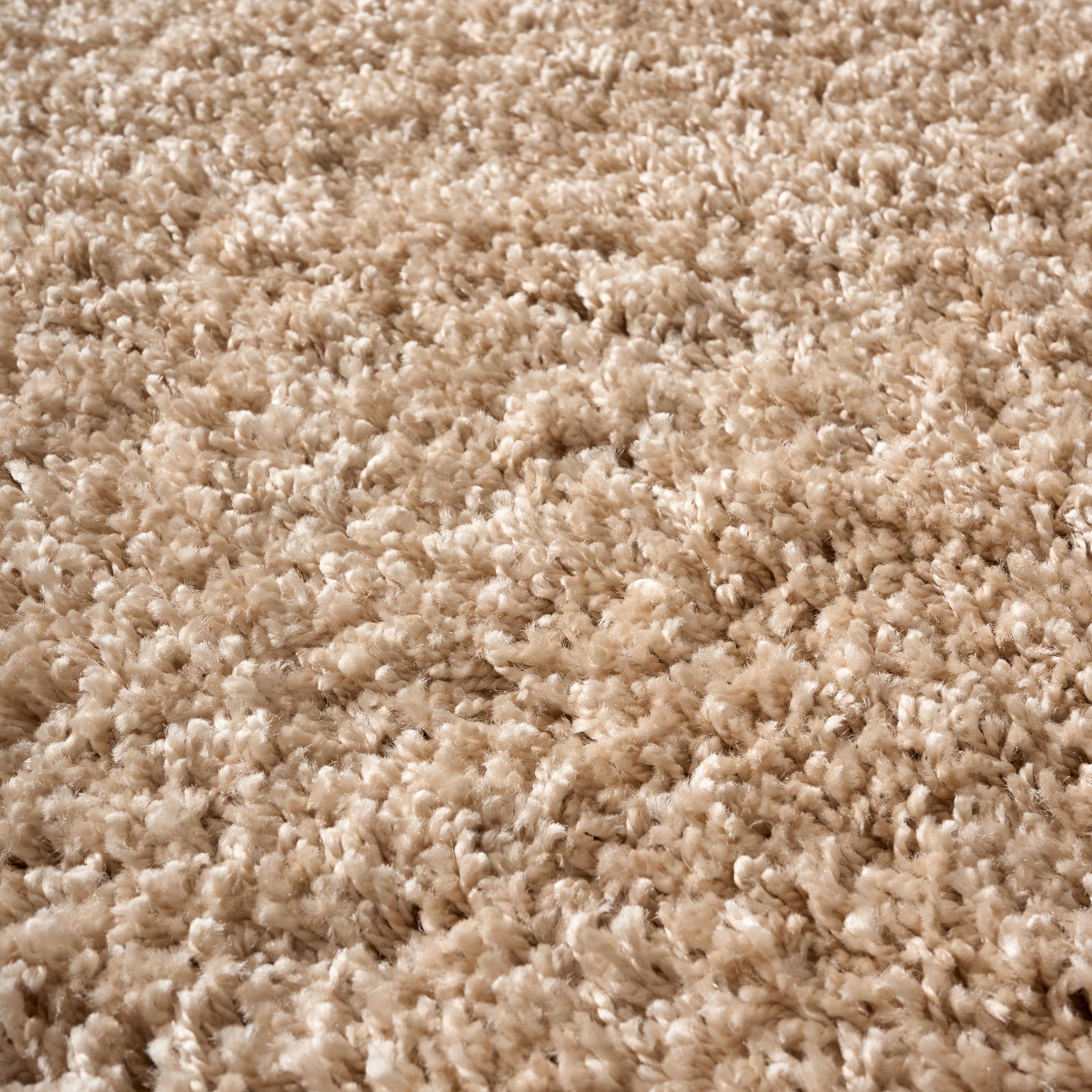 Beige Thick Shaggy Rug - California - Bargainia.com - 5056150295310