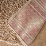 Beige Thick Shaggy Rug - California - Bargainia.com - 5056150295310