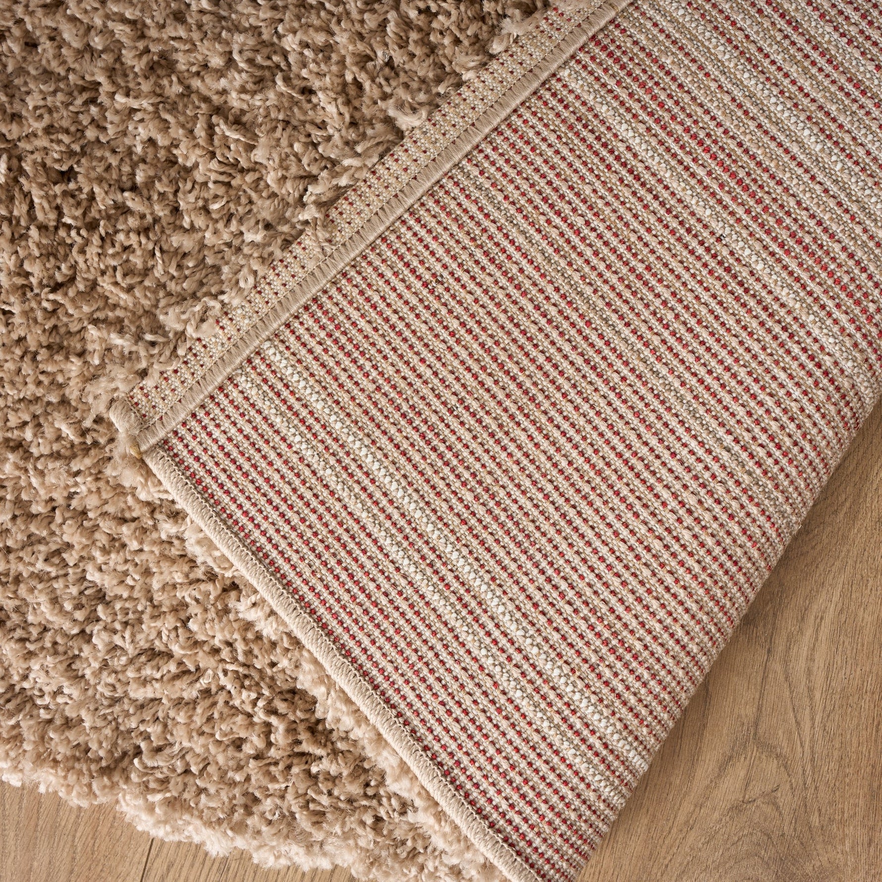 Beige Thick Shaggy Rug - California - Bargainia.com - 5056150295310