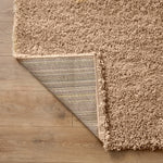 Beige Thick Shaggy Rug - California - Bargainia.com - 5056150295310