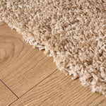 Beige Thick Shaggy Rug - California - Bargainia.com - 5056150295310