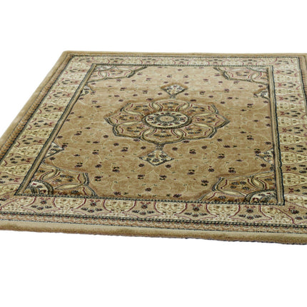 Beige Traditional Victorian Rug - Washington