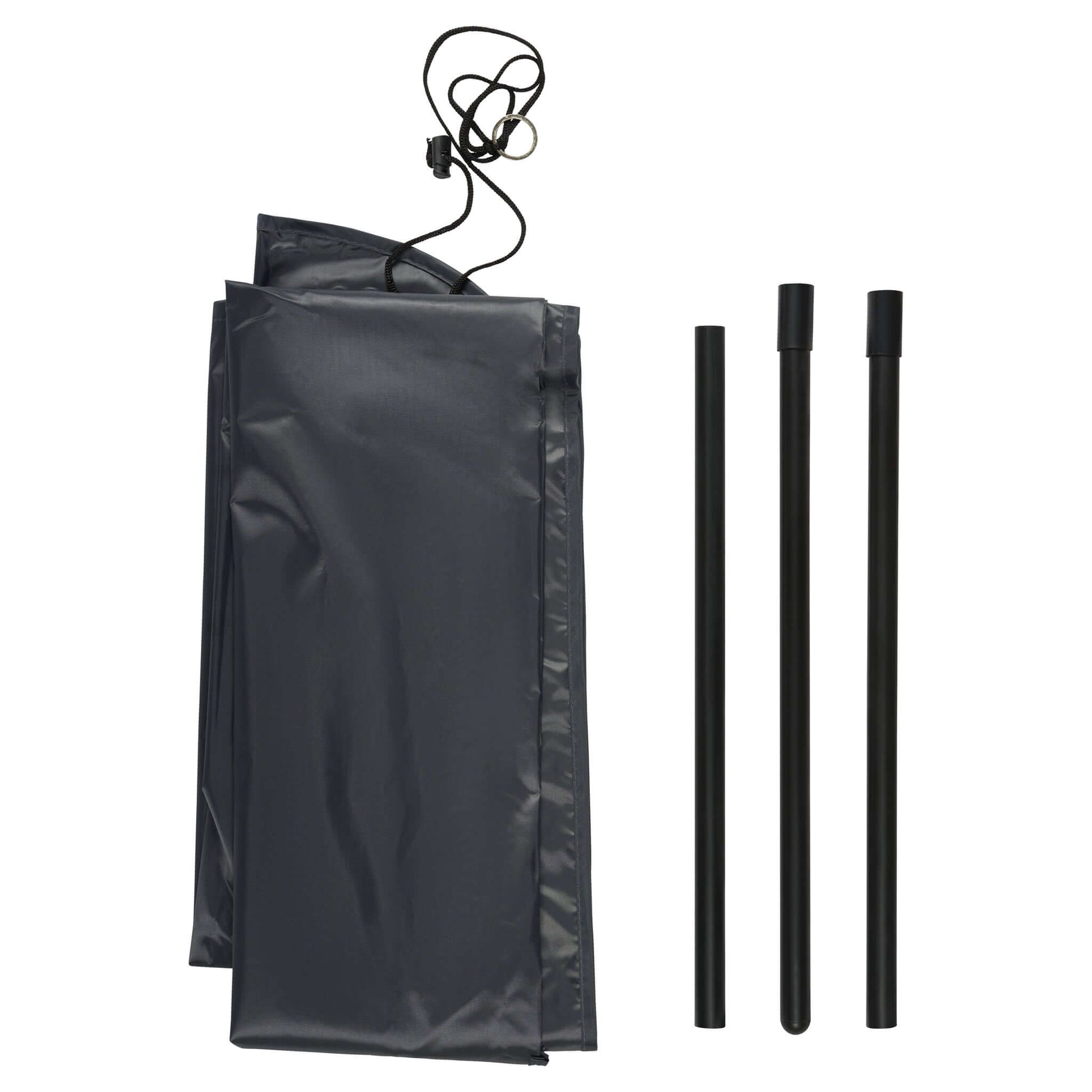 Belavi Garden Umbrella Parasol Protection Cover Black or Grey Clearance