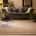 Belgrade Natural Striped Rug - Bargainia.com - 