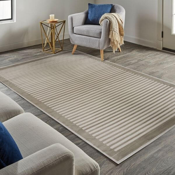 Belgrade Natural Striped Rug - Bargainia.com - 5026134608856 - BELGRD_NATURL_080X150