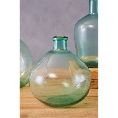 Bexley Blue Recycled Glass Vase - Bargainia.com - 5018705943237