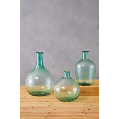 Bexley Blue Recycled Glass Vase - Bargainia.com - 5018705943237