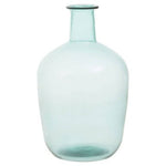 Bexley Blue Small Bottle Neck Recycled Glass Vase - Bargainia.com - 5018705943244