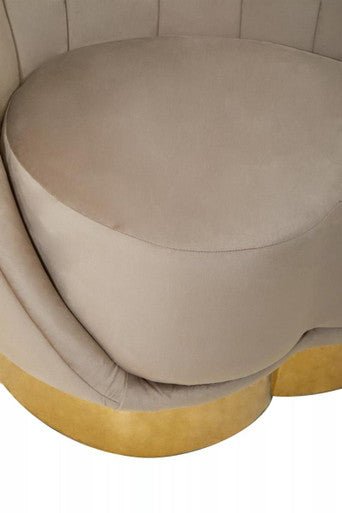 Biarritz Mink Velvet Chair - Bargainia.com - 5018705979397