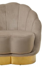 Biarritz Mink Velvet Chair - Bargainia.com - 5018705979397