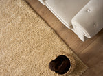 Biscuit Thick Shaggy Rug - California - Bargainia.com - 