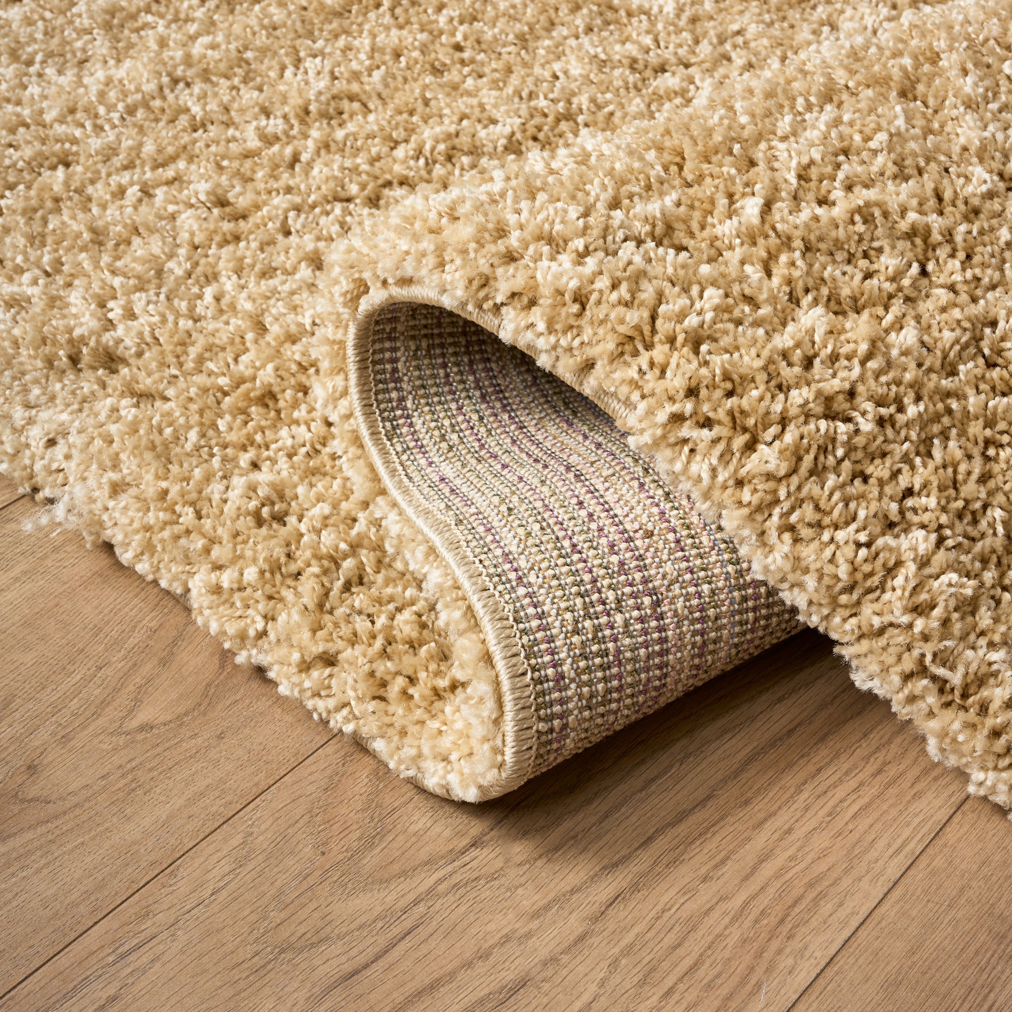 Biscuit Thick Shaggy Rug - California Rugs Rug Masters