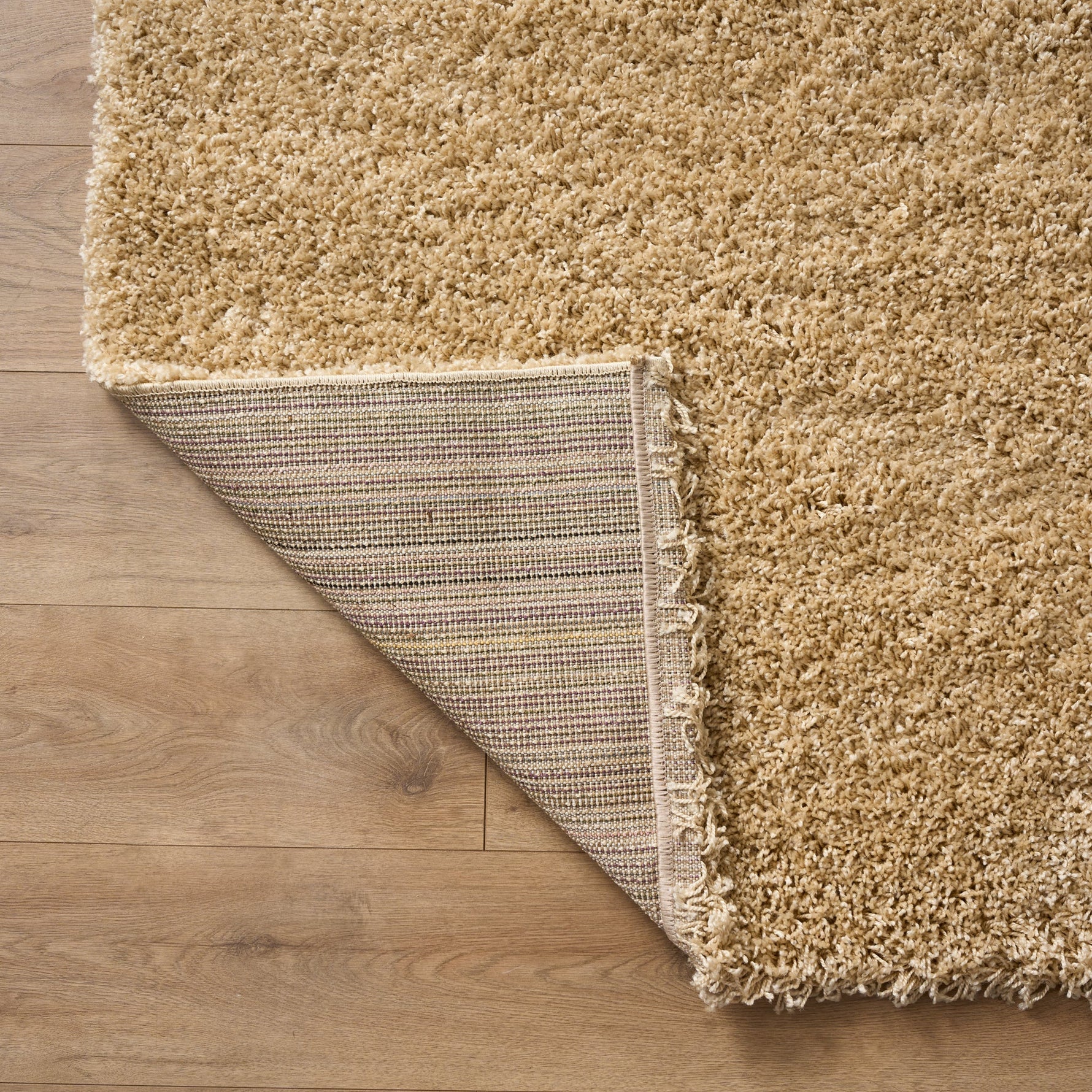 Biscuit Thick Shaggy Rug - California - Bargainia.com - 