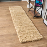 Biscuit Thick Shaggy Rug - California - Bargainia.com - 
