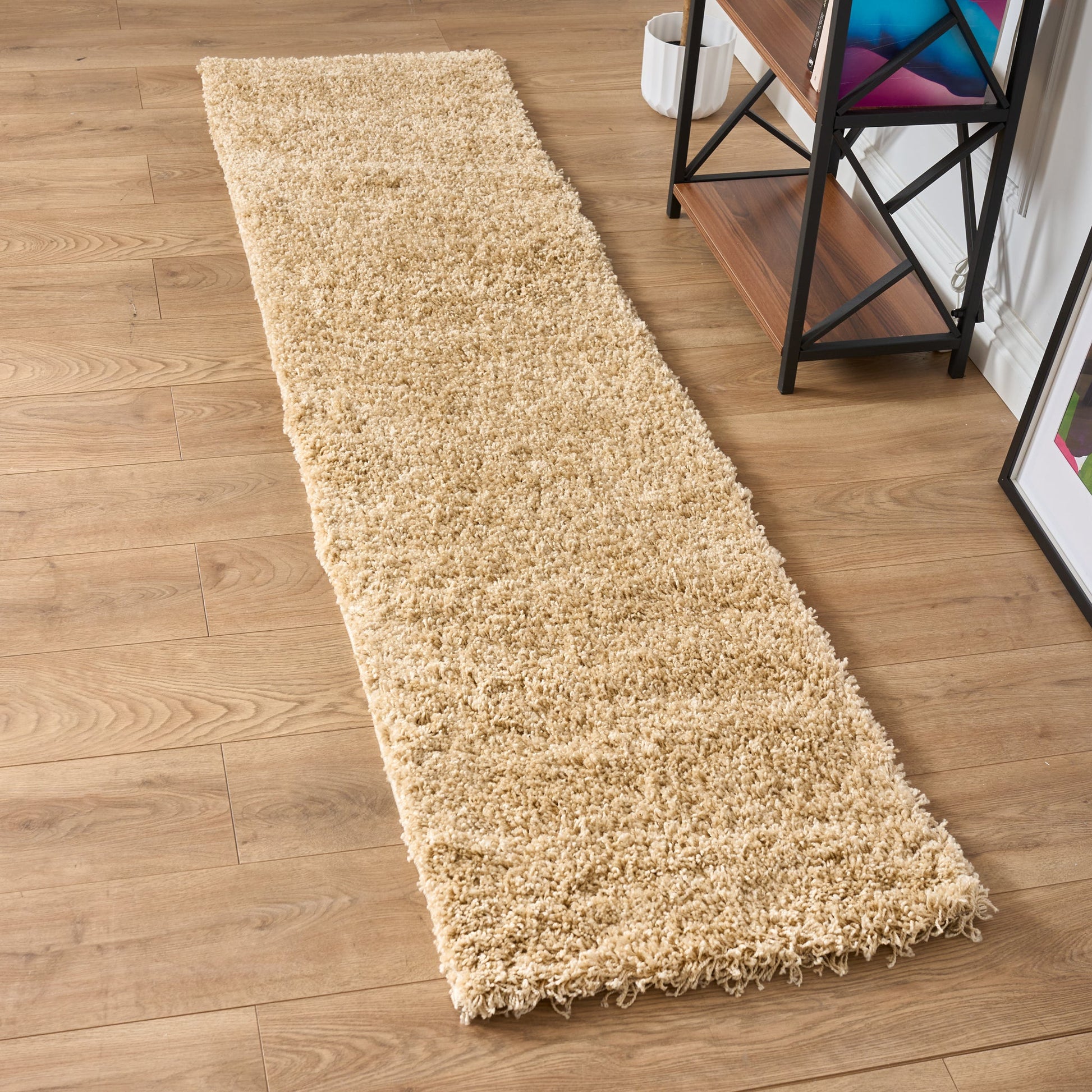 Biscuit Thick Shaggy Rug - California Rugs Rug Masters