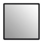 Bisha Small Black Wall Mirror With Gold Edge - Bargainia.com - 5018705402888