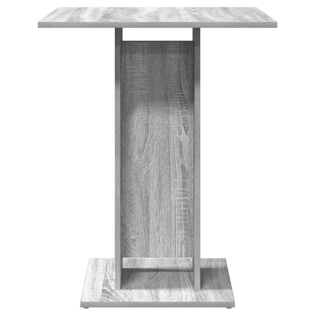 Bistro Table Grey Sonoma 60x60x75 cm Engineered Wood - Bargainia.com - 