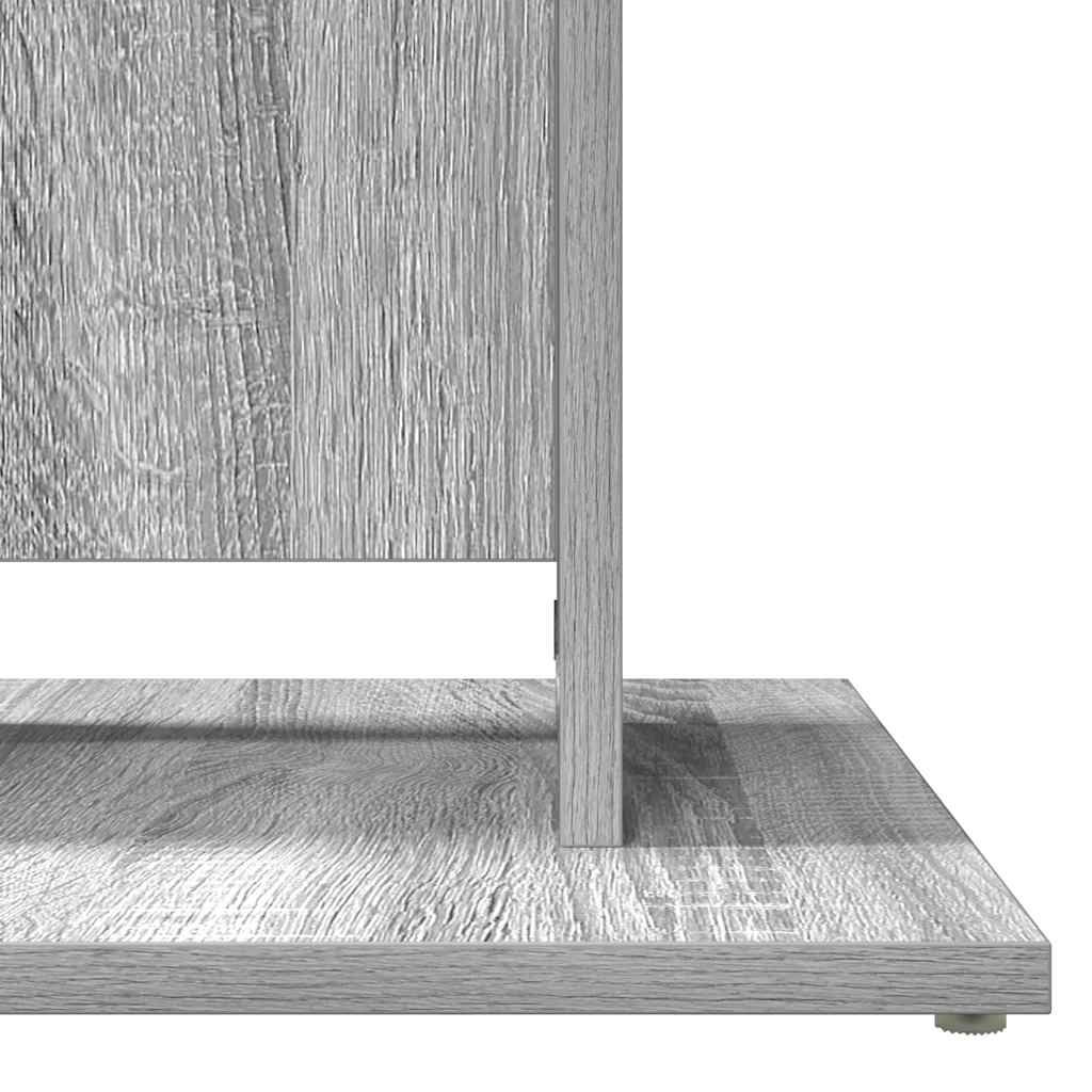 Bistro Table Grey Sonoma 60x60x75 cm Engineered Wood - Bargainia.com - 